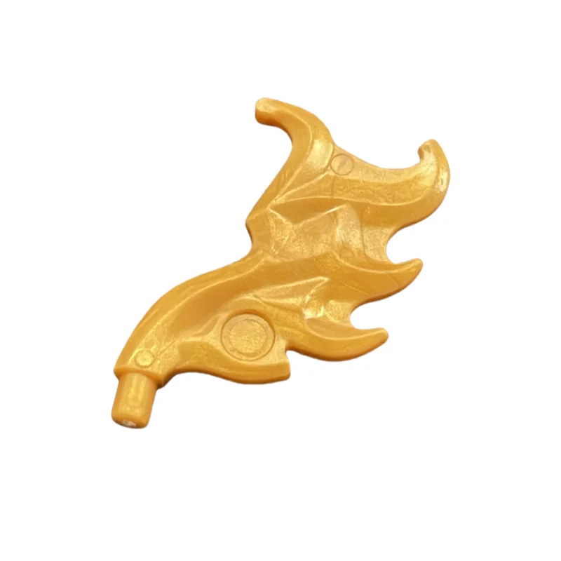 Small particle building block MOC 18394 M flame wing spare parts animal scene decorative props