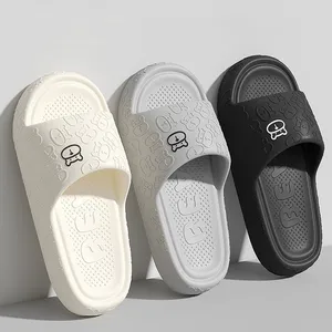 New Big Size 48 49 Summer Men Flip Flops Women Slippers Non-slip Soft Light Bathroom Slides Beach Sandals Couples Shower Shoes
