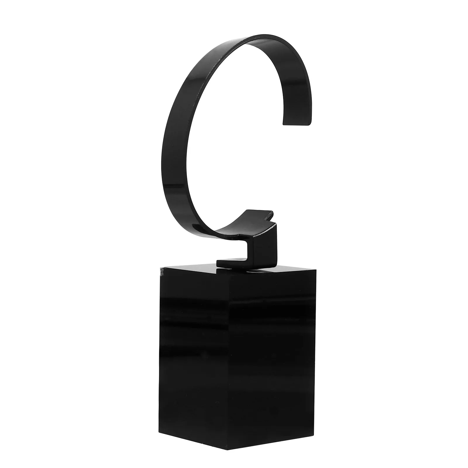 

1Pcs Premium Acrylic C-Shaped Watch Display Rack Elegant Scratch-Resistant Watch Holder for Jewelry Store Dressing Table Display