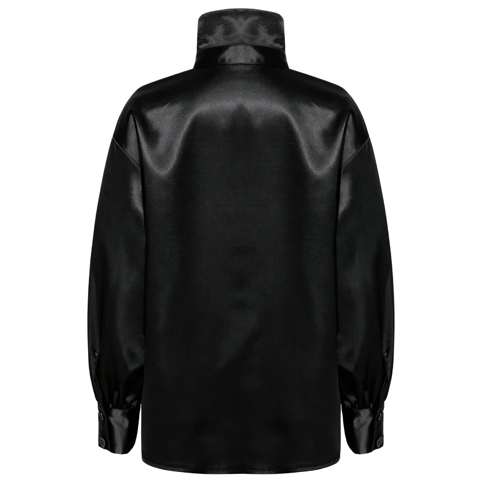 Boys Renaissance Satin Blouses Medieval Pirate Shirt Long Sleeves Button-up Pullover Top Carnival Halloween Cosplay Dress Up view 4