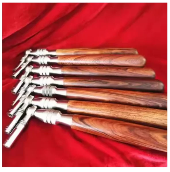 Huasheng piano tuning tool, redwood handle wrench (stainless steel wrench) tuning wrench, tuning wrench