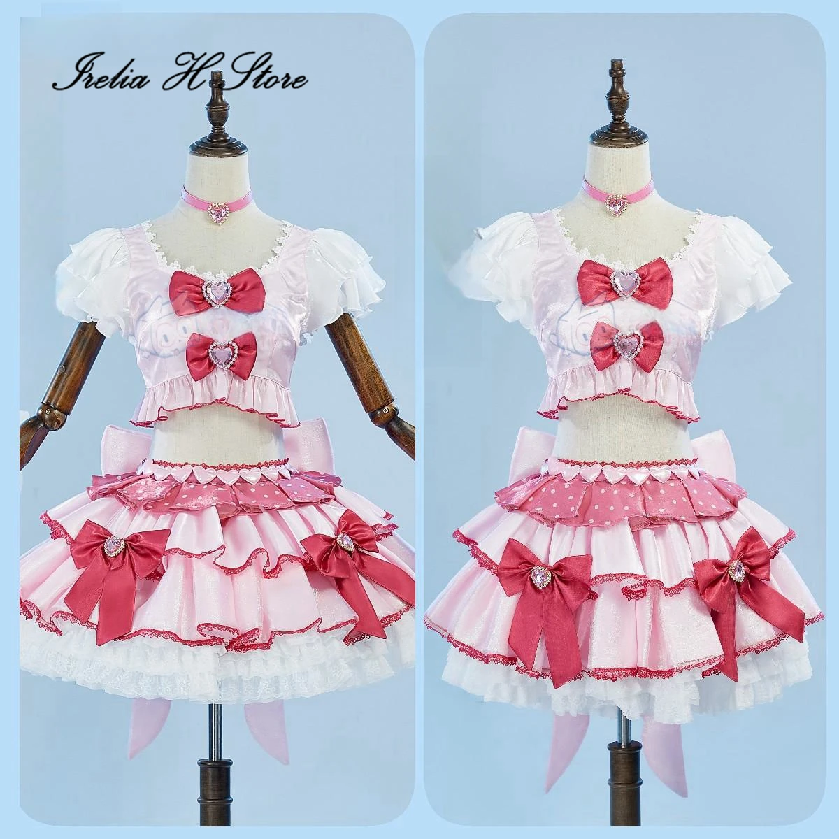 {Auf Lager} irelia h store anime shugo chara hinamori amu cosplay kostüme anime amu hinamori idol kleid halloween kostüm weiblich