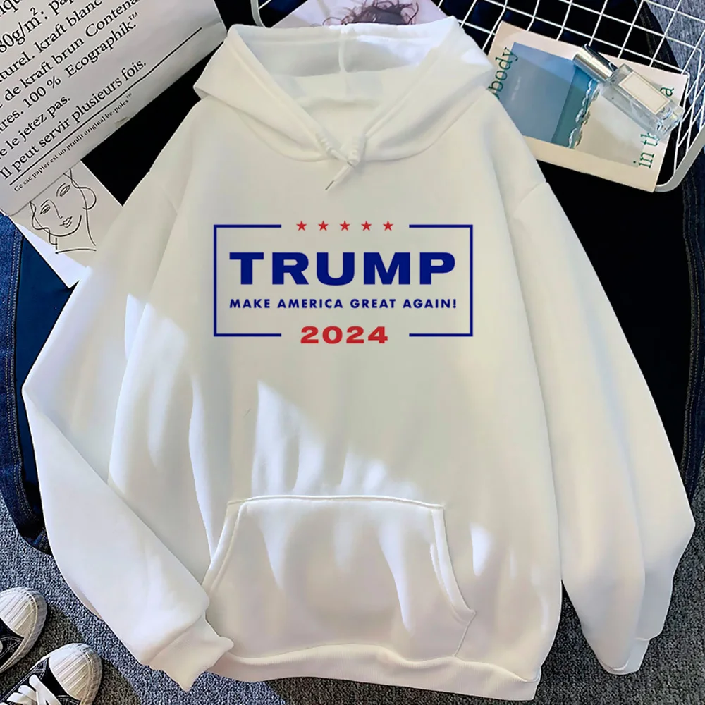 Sweat à capuche Make America Great Again pour femme, pull anime drôle, design imprimé, confortable, américains, Kawaii, Harajuku