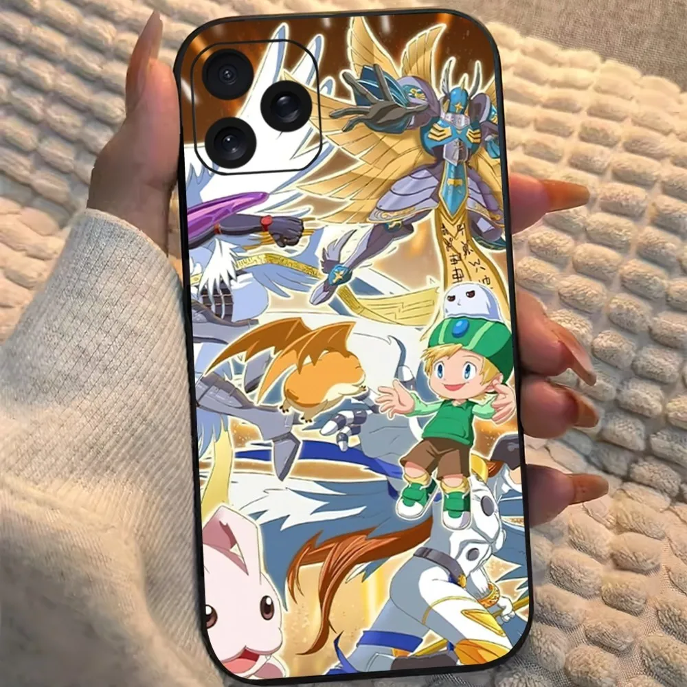 Anime Digimon Adventure 02 Phone Case For iPhone 8 11 12 13 14 15 Mini X XR XS PRO MAX Plus Shell