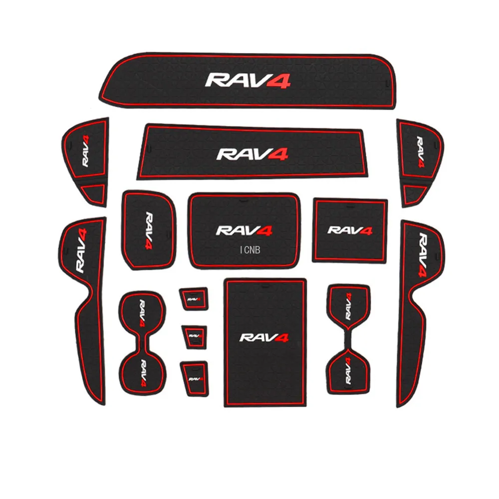 For Toyota RAV4 RAV 4 2019 2020 2021 Car Door Groove Mat Accessories