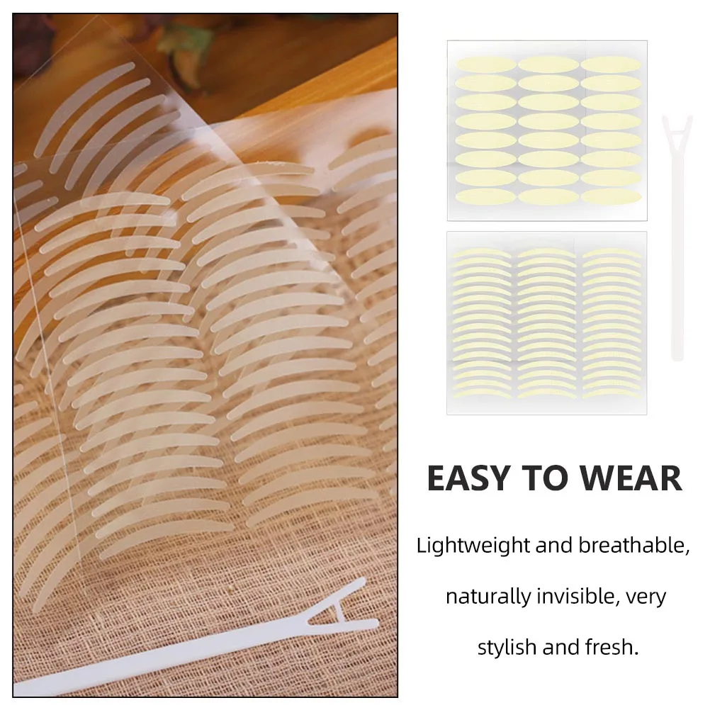

2 Sets Eyelid Tape Natural Invisible Eye Sticker Long Lasting Beauty Supply Waterproof Beauty Supply PE Material