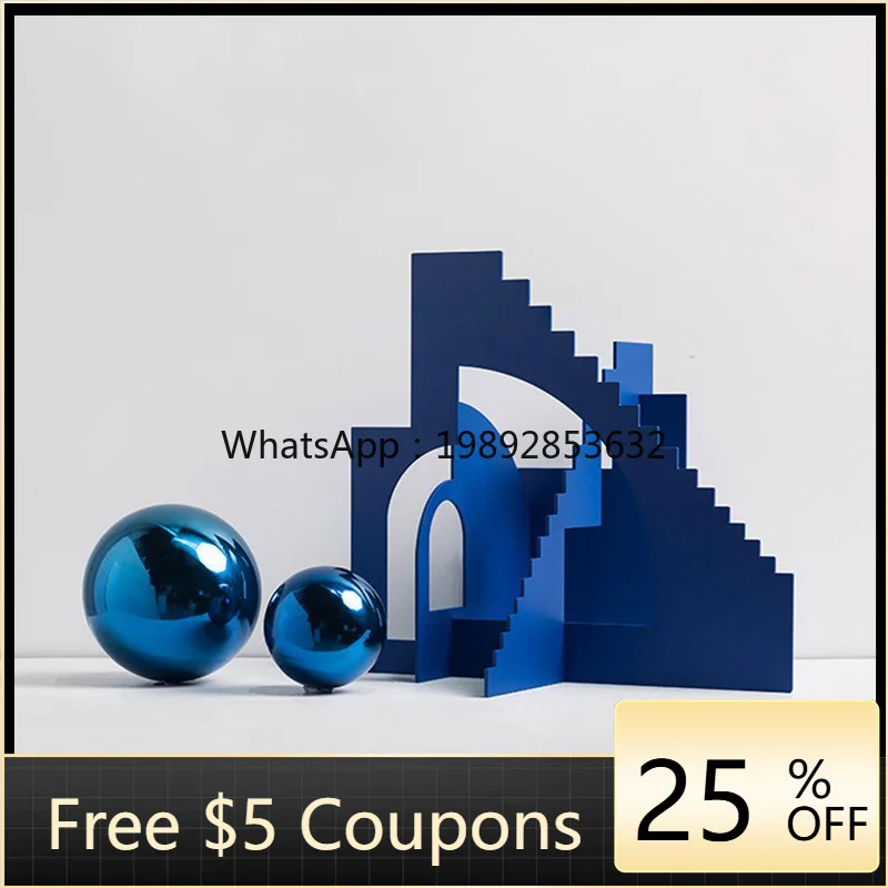 

YFY Original Design Monument Valley Ornament Nordic Creative Iron Art Geometric Home Model Room