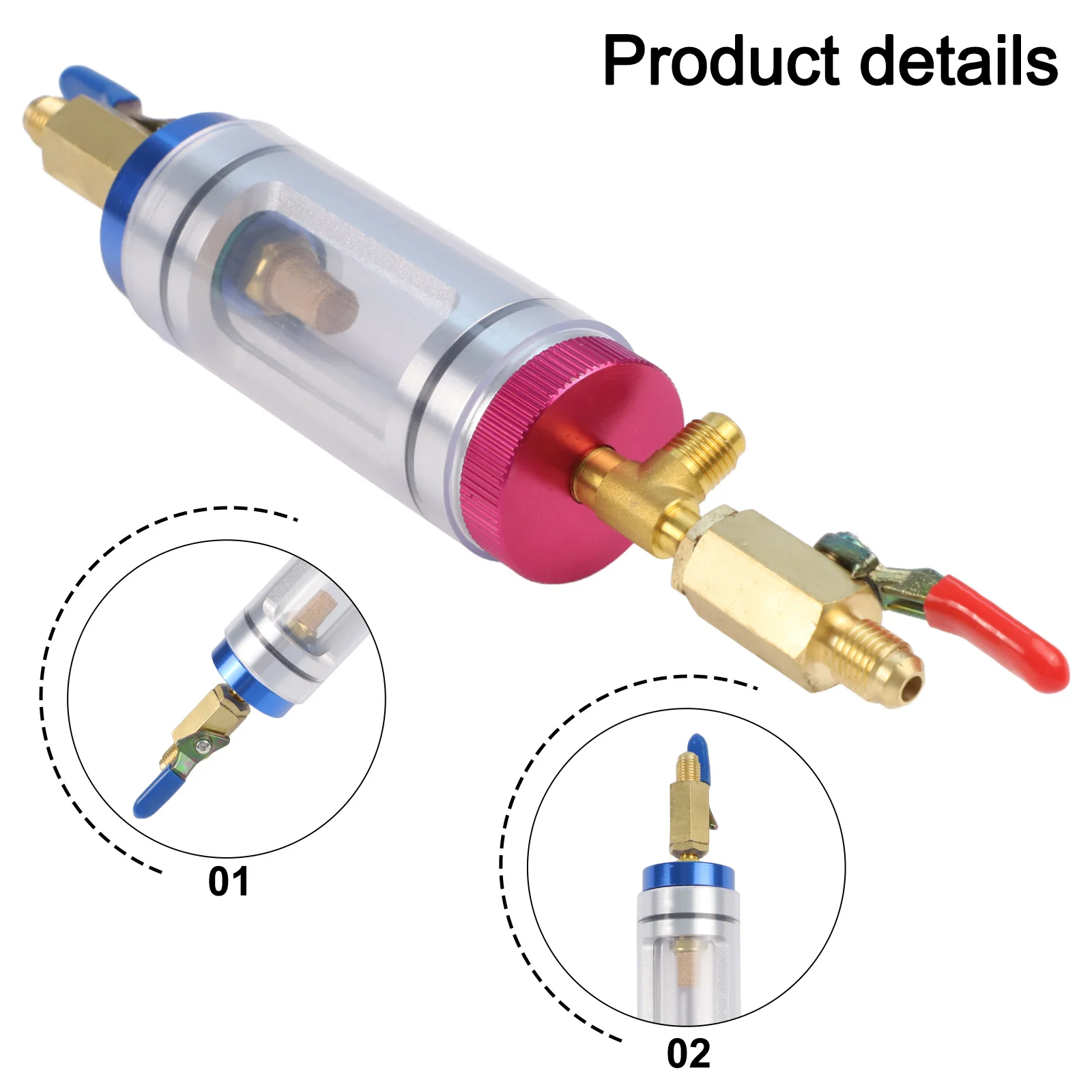 

Air Conditioning Repair Automobile Maintenance Aluminum Brass Construction Easy Installation Process R134 Connector