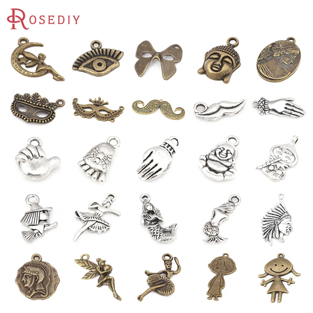 

Сказочная маска Будды из цинкового сплава в винтажном стиле, аксессуары для изготовления ювелирных изделий «сделай сам», ожерелье, серьги