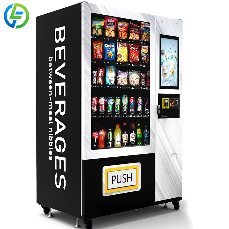 

Customized Vending Machine With Card Payment Snack Drink Machine for Restaurant Office Refrigerated Vending Machine for Drink