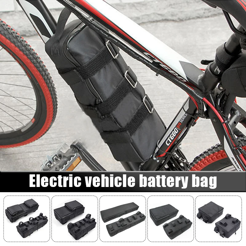 Waterproof Electric Scooter Bag EBike Battery Storage Bag Charger Organizer Bicycle Head Beam Hanging Bag Camp MTB Cycling Bag 