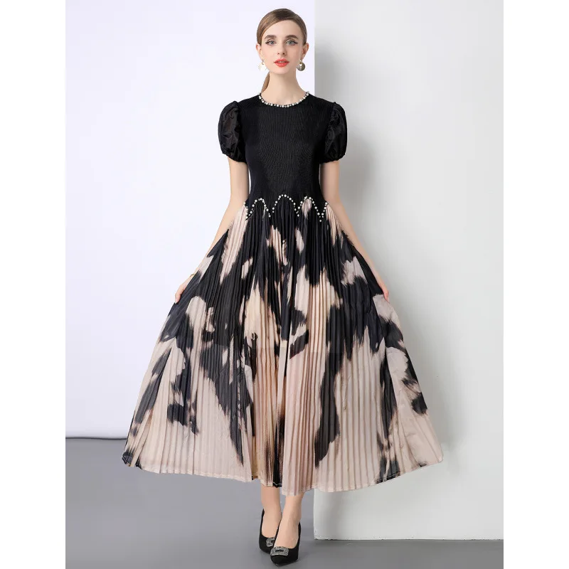 Direct S Plissé 90200 Pou Jupe taille moyenne Street Sle non contrainte Or Sve Thi Winter Dr pour W d'âge moyen...