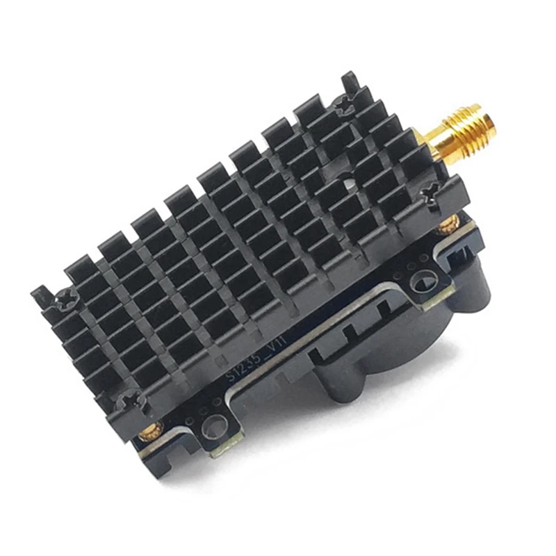 BNVN-5.8Ghz 2W FPV pemancar VTX + antena FPV, pemancar Video Audio 2000MW 48ch untuk Drone RC FPV jarak jauh