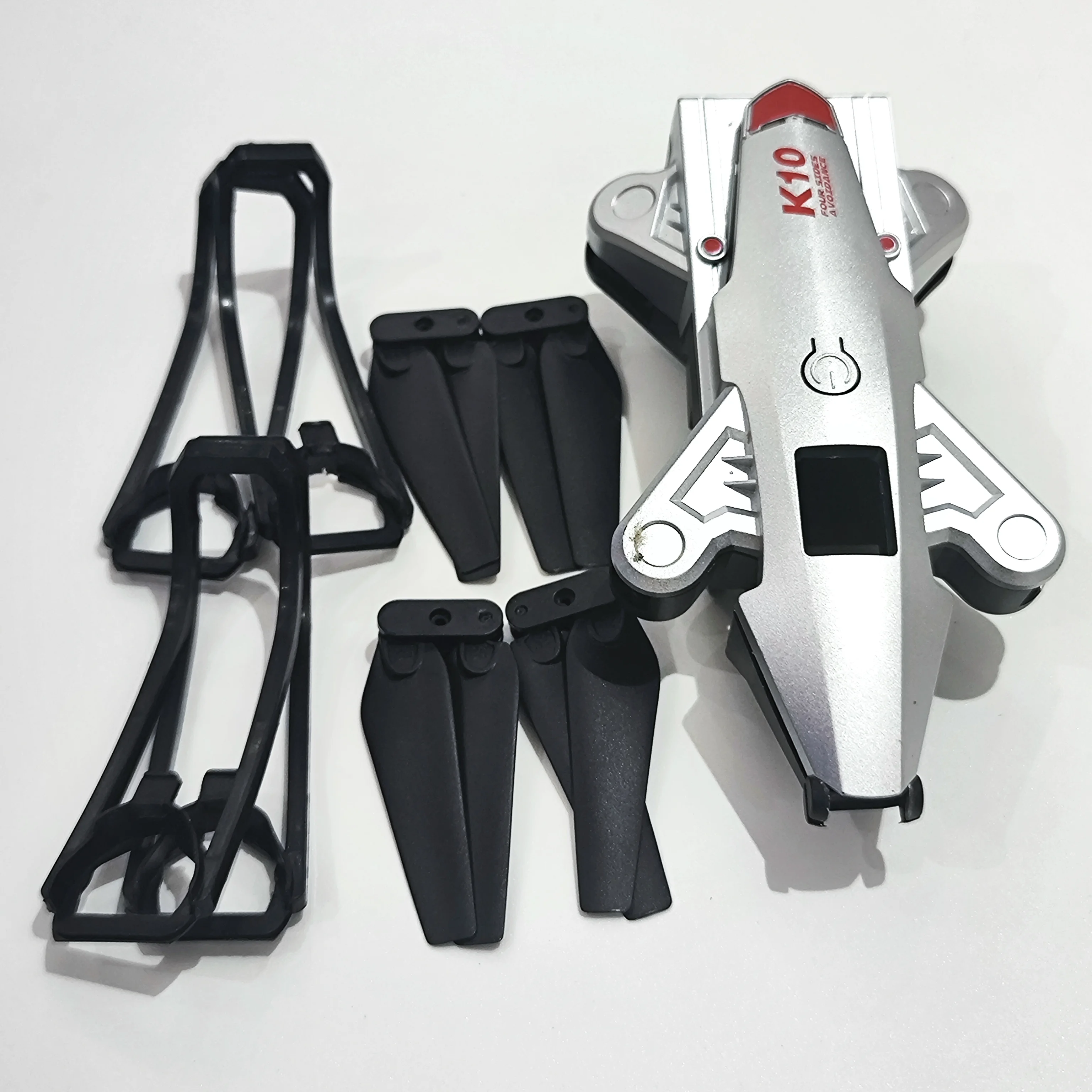 Dron plegable K10 RC, carcasa del cuerpo principal Original, pieza de repuesto, cubierta superior e inferior, Kit de accesorios de marco protector de hoja de hélice