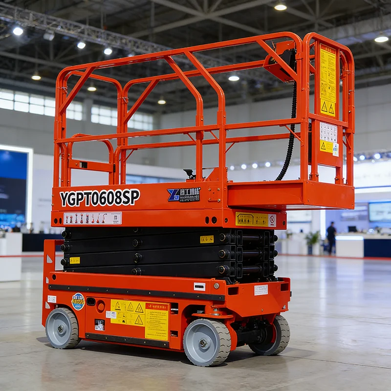 Diesel Powered Scissor Lift Rough Terrain Hydraulic Lifting Platform with 25% Gradeability for Outdoor