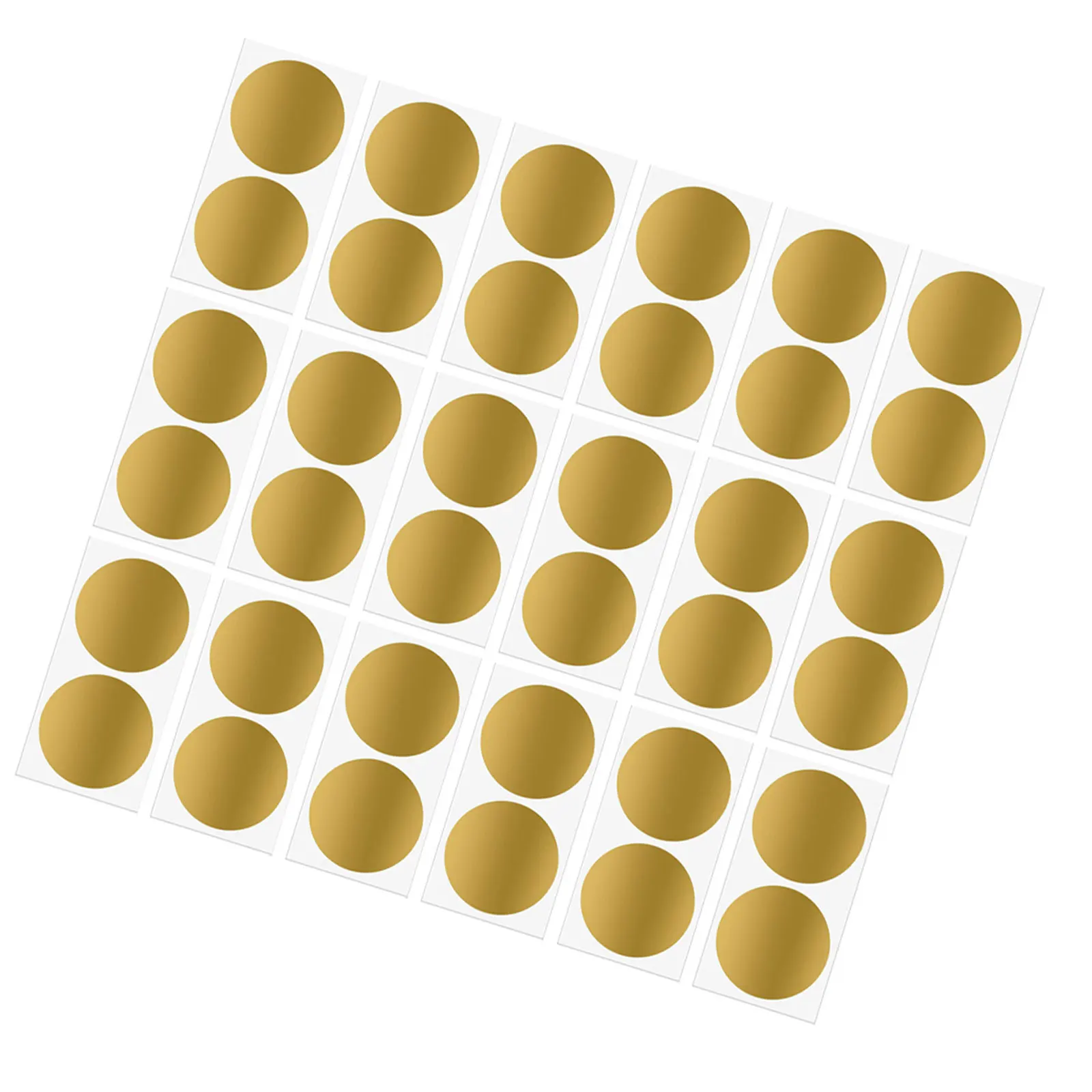

200Pcs Gold Round Scratch Off Stickers Smooth Scratch Surface for Party Games Teacher Rewards Lottery Cards Gold Stickers Round