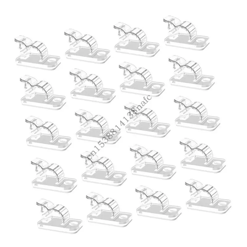 

594F 20peeces липкие кабельные зажимы для упрощенного расположения и хранения проводов