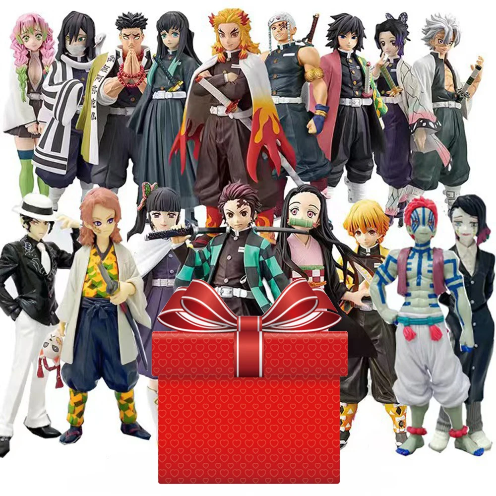 Demon Slayer Figure Kimetsu  blind box toys  cat figures  mystery box  surprise box  figuras anime  toys  blind boxes  blind bag