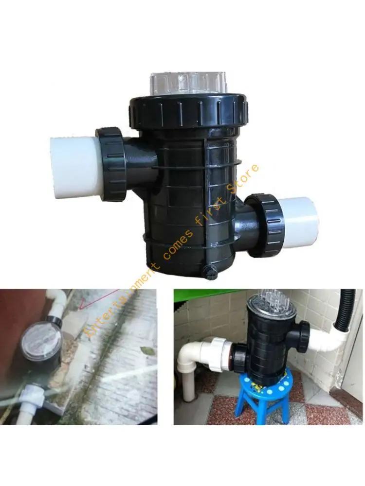 High Performances Swimming Pool Hair Filter PVC Materials Simple Maintenance 55KD