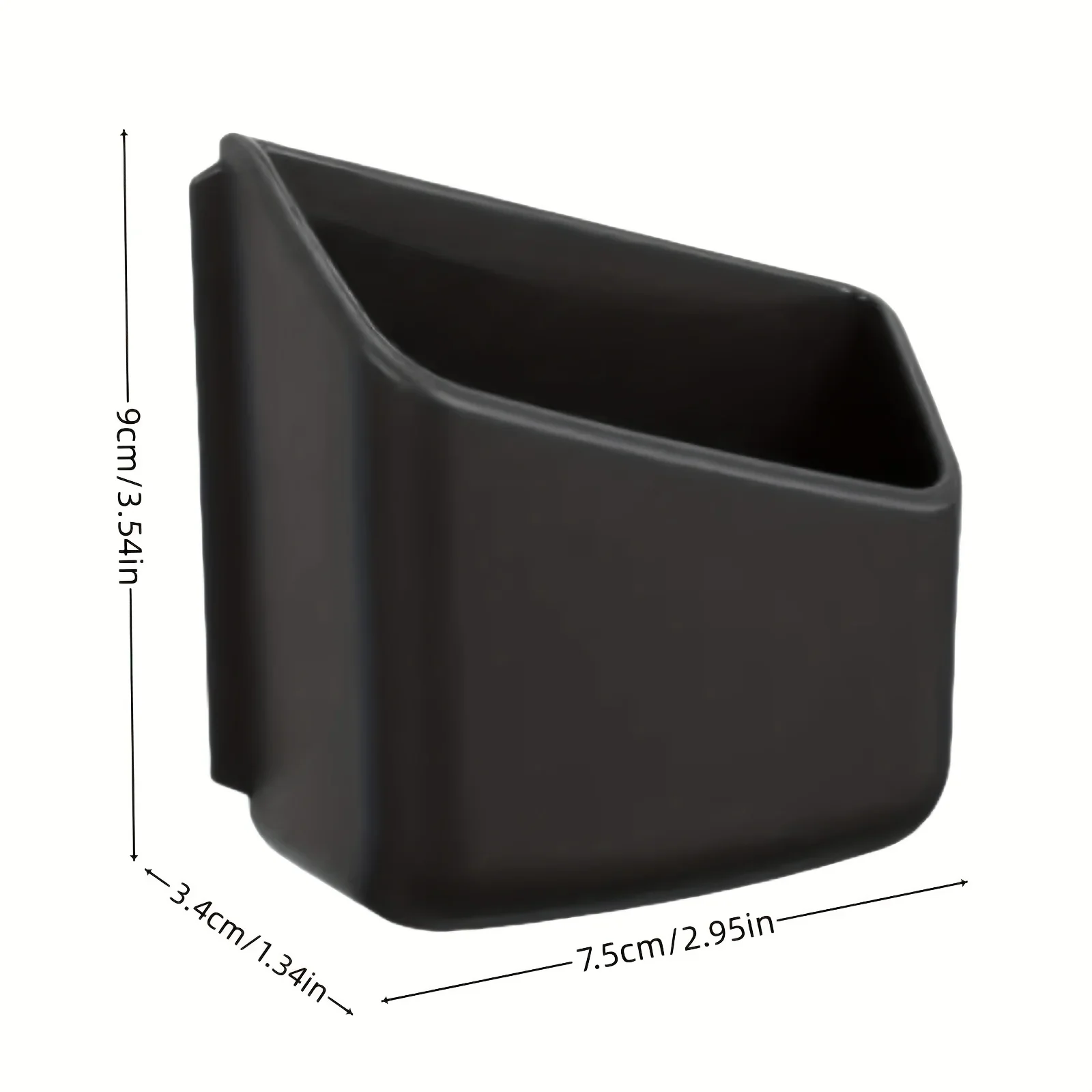 Organizador elegante de óculos e telefone para carro – Design antiderrapante com compartimento duplo, adequado para SUVs, sedenos e caminhões - Uso em 4 estações