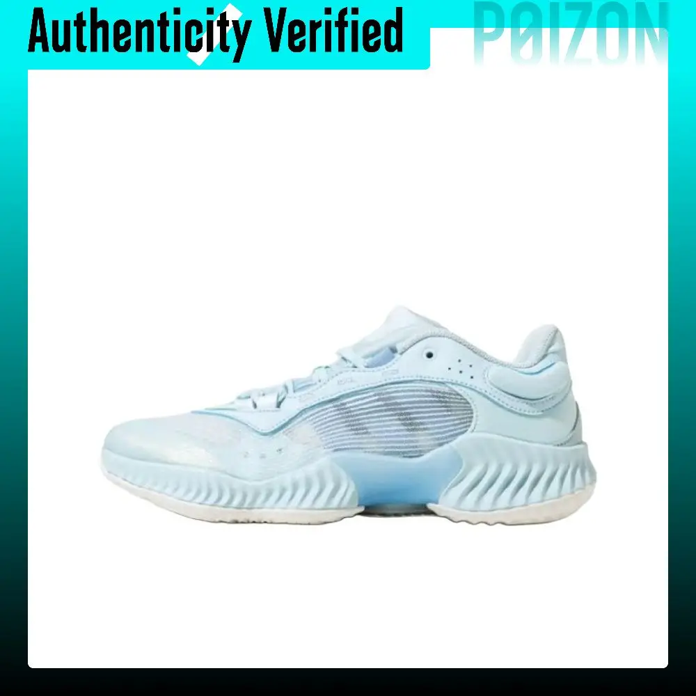 Adidas PRO VENTILATE Low top Basketball Shoes Men's Blue JH5839