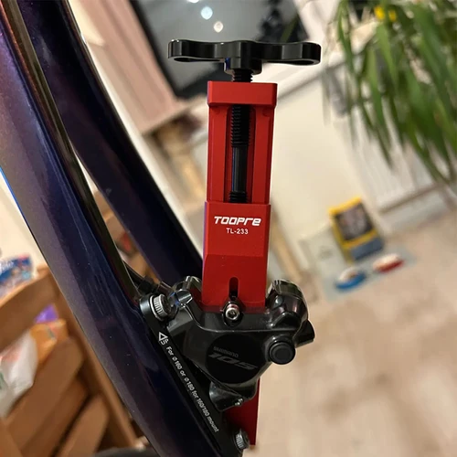 Imagen 2 del producto Herramienta de reinicio de pistón de freno de bicicleta, pinza de 2 pistones/4 pistones, herramienta de reinicio, herramienta de prensa de pistón para reposición de pistón de pinza SRAM/SHIMANO