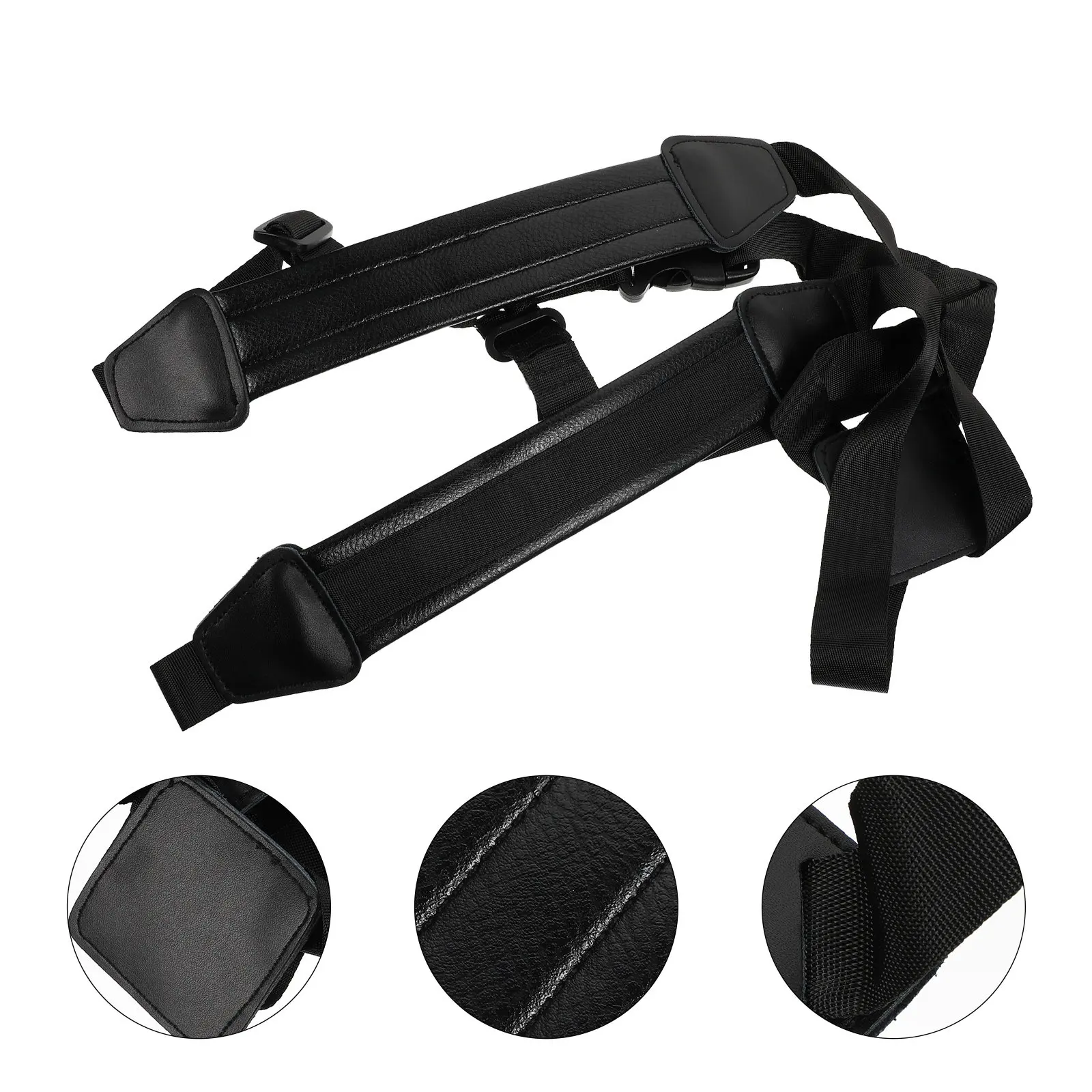 

Saxophone Double Shoulder Strap Black Universal Adjustable Saxophone Harness Comfortable Sax Shoulder Belt Sax Strap Accessories