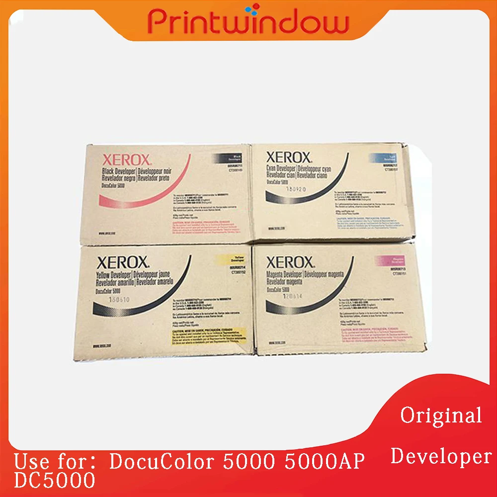 

1 комплект, 4 шт. 005R00711 005R00712, оригинальный новый разработчик для Xerox DocuColor 5000 5000AP DC5000 005R00713 005R00714