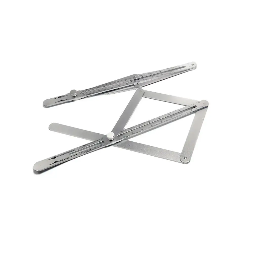 

Corner Measuring Corner Angle Finder Multi-angle Freely Scalable Angle Finder Protractor Aluminum Alloy with Clear Scale