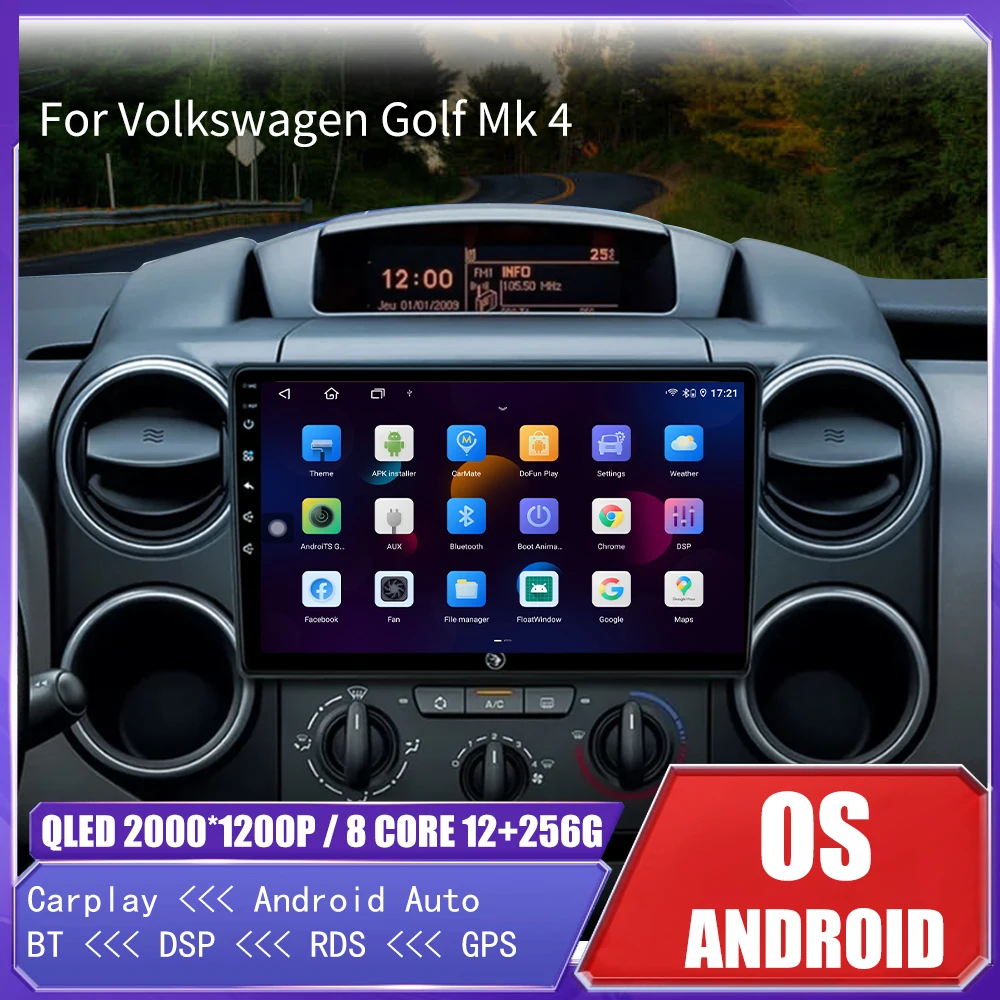 

Car Radio For Citroen Berlingo B9 Partner 2008 - 2018 Wireless Carplay Android Auto Car Multimedia Player