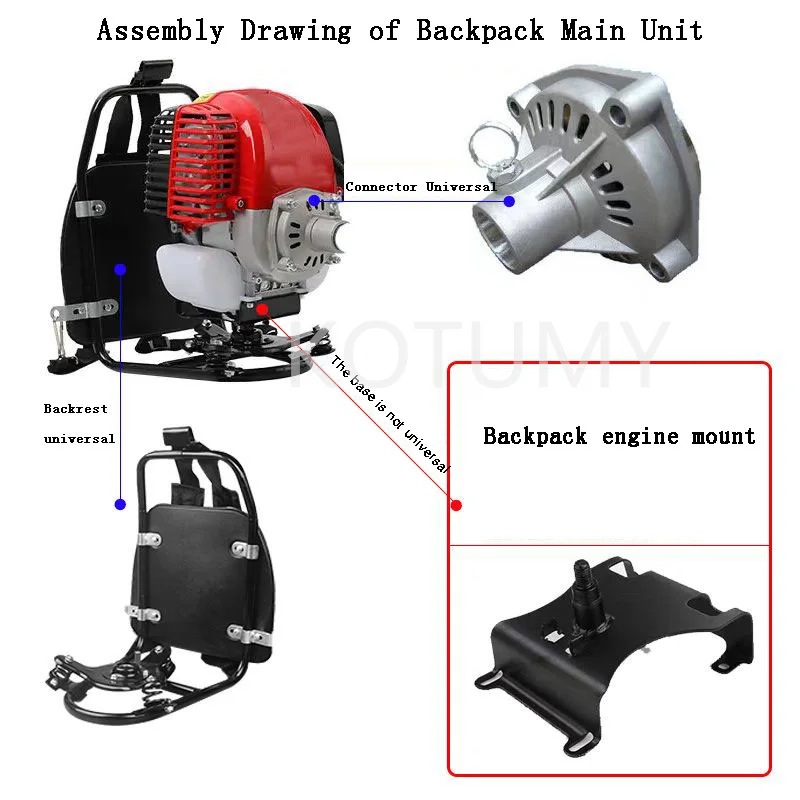 Four-stroke Quality Multi tool Brush cutter 4 stroke GX35 Engine Petrol strimmer Grass cutter Mini tiller ,Grass tiller