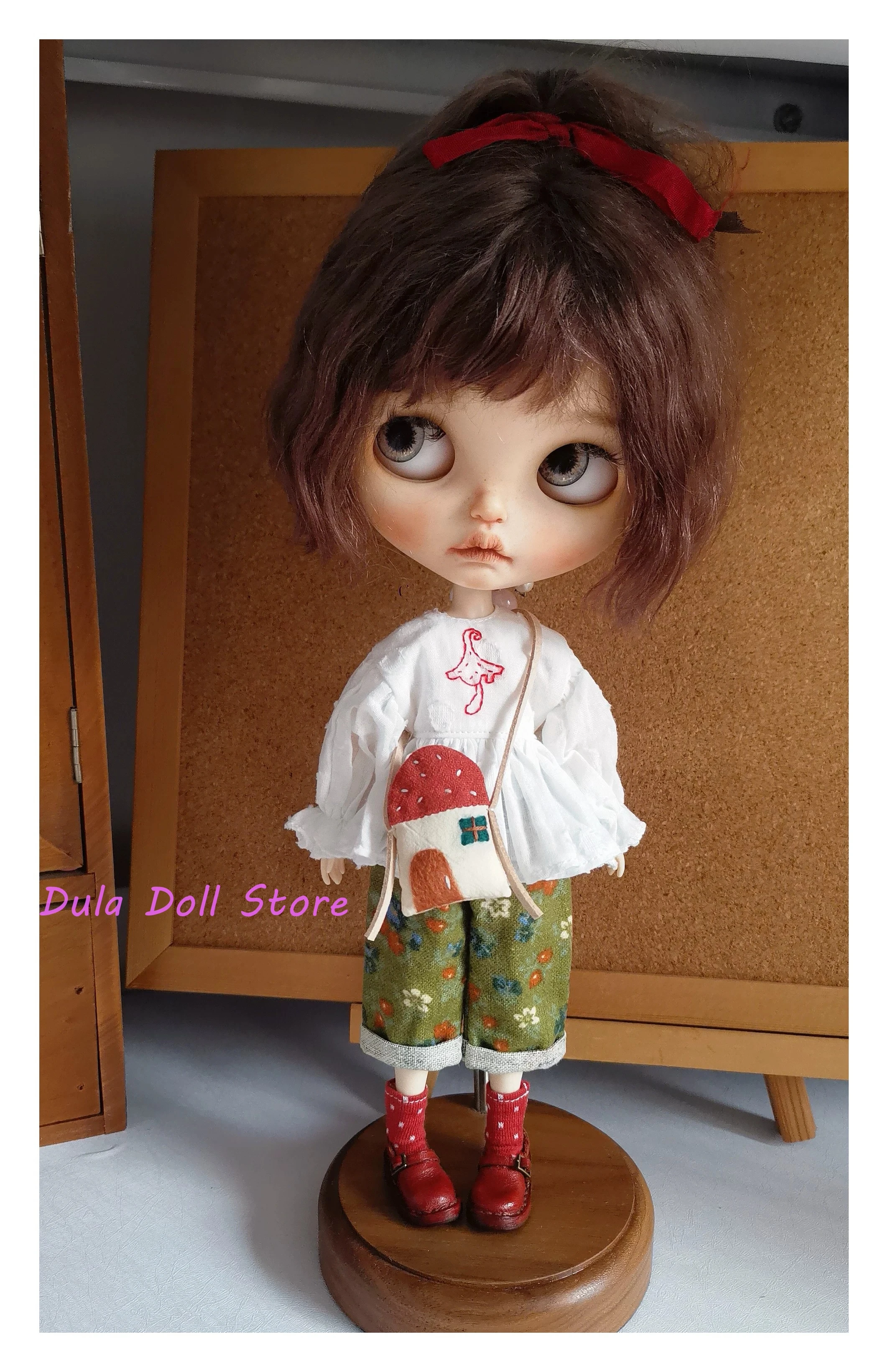 Vestiti per bambole 2026 Dula: Abito e pantaloni ricamati a gamba dritta per Blythe, Landoudou, Landazz, ob24, ob22, Azone 1/6 - Accessori per bambole