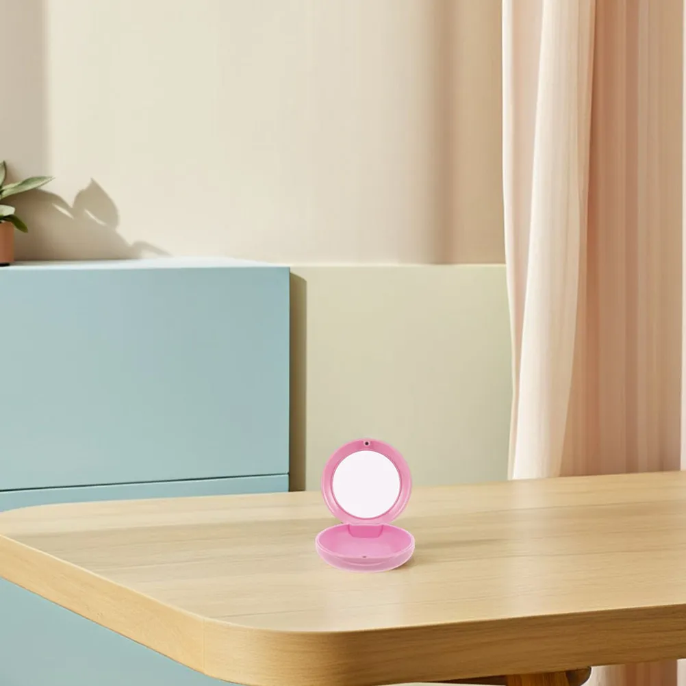 

2Pcs Small Retainer Box Durable Travel Case False Teeth Holder Storage Compact Dustproof Mirror Retainer Case False Teeth Holder