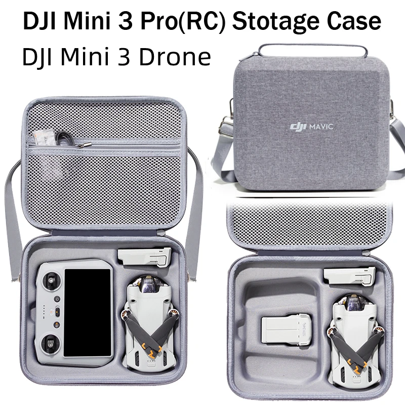 Bolsa de almacenamiento para DJI Mini 3/Mini 3 Pro, todo en uno bolso de hombro, estuche de transporte para DJI Mini 3 Pro, accesorios, caja