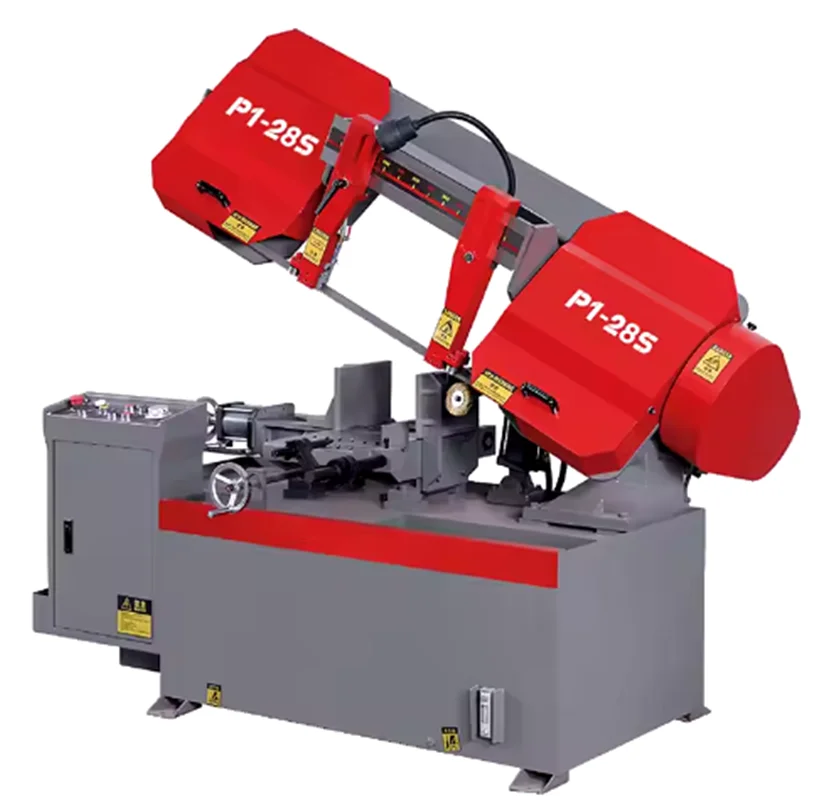 

【Hot】2024 Chinese Manufacturer New Product Metal Pipe Cutting Band Sawing Machine P1-28S