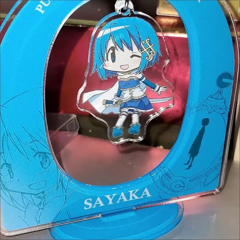 Puella magi madoka magica kaname madoka figura suporte acrílico modelo anime decoração de mesa sinal em pé ornamentos coleção brinquedo presente