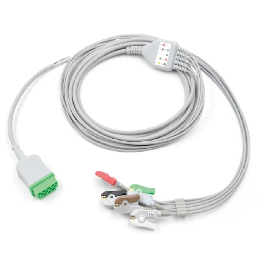 

Совместим с G*E:DASH SOLAR PRO 3/5-выводами ЭКГ-кабеля Использование для монитора данных ЭКГ Датчик измерения ЭКГ