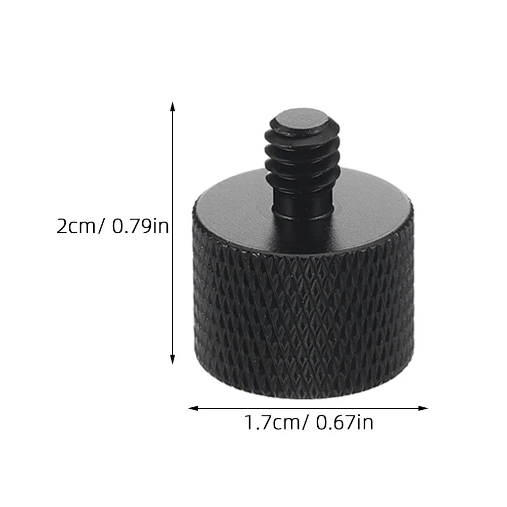 4pcs 3/8" To 5/8" Mic Stand Adapter 1/4 Inch Threaded Screw Converter For Tripod Camera Accessories Mount Holder Microphone