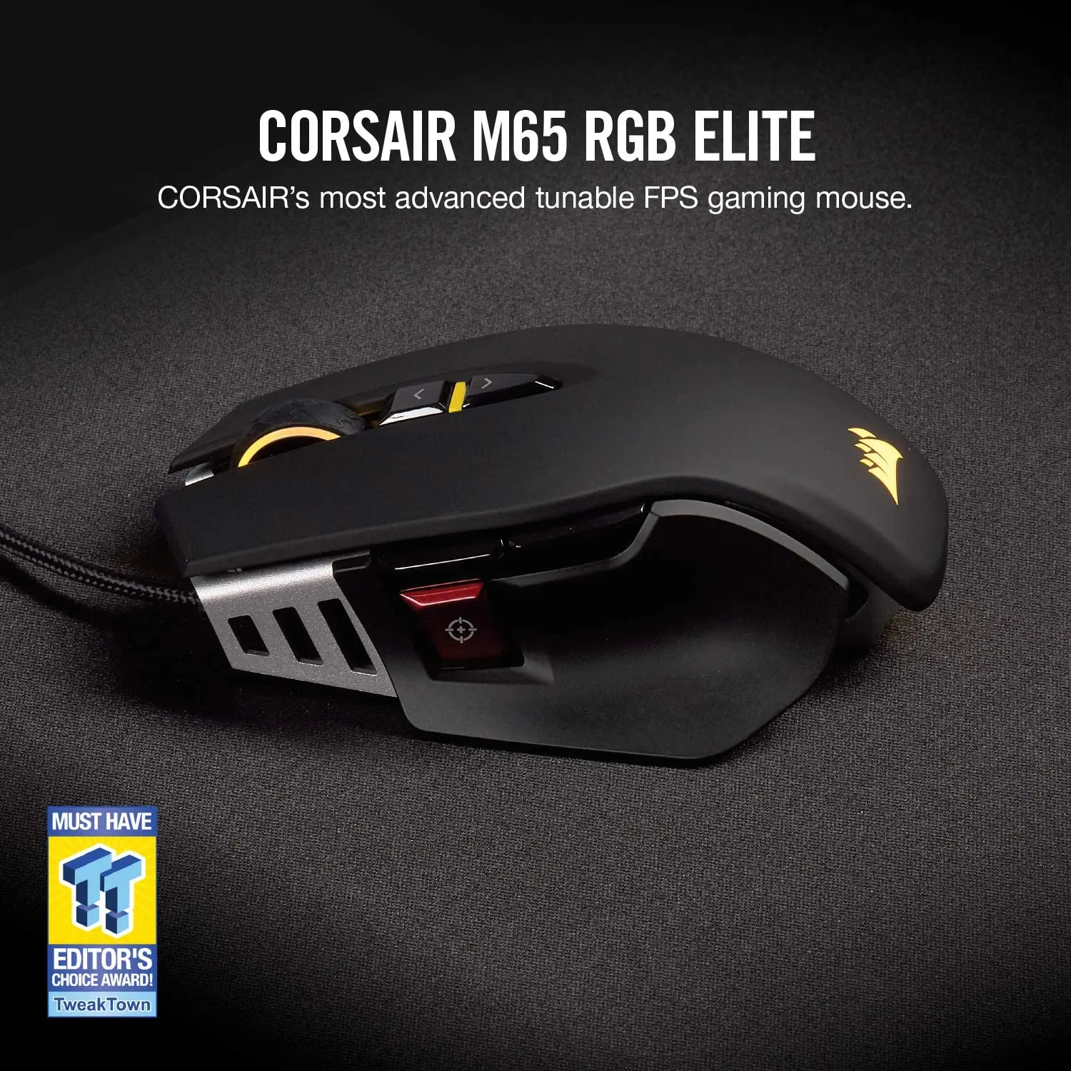 CORSAIR M65 RGB Ultra Wireless/Wried Tunable FPS Gaming Mouse