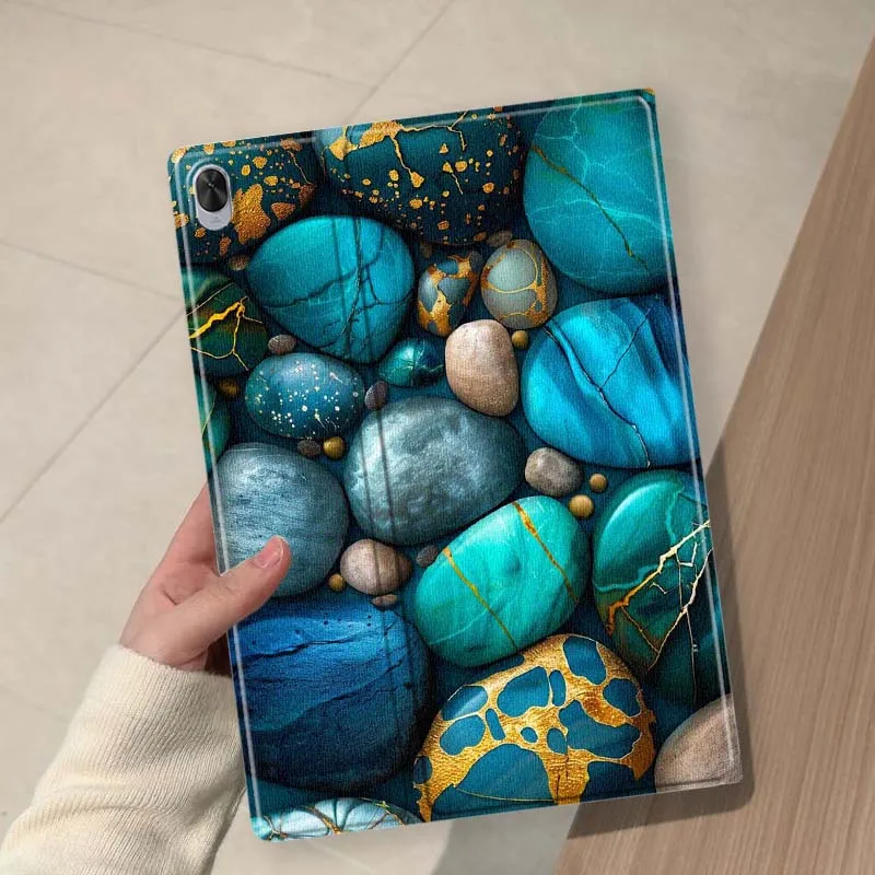 Pebble background Soft For Huawei MediaPad 11 M5 M6 ES Pro M5Lite Honor Pad V7 V8 X7 X8 X9 GT Pro Tab Tablet Case