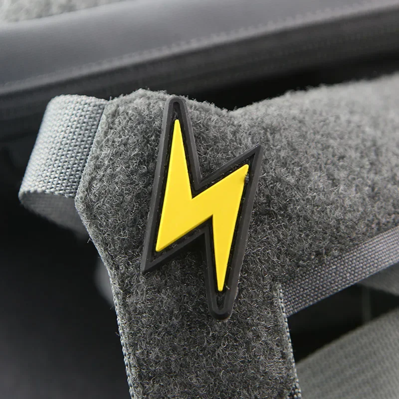 Parche táctico PVC emblema de moral con velcro gancho para uniforme - imagen 5
