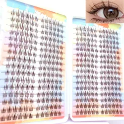 Hot Sales DIY Makeup 384 PCS Lash Clusters  Eyelash Book 32 Rows False Eyelashes Extension For Beauty