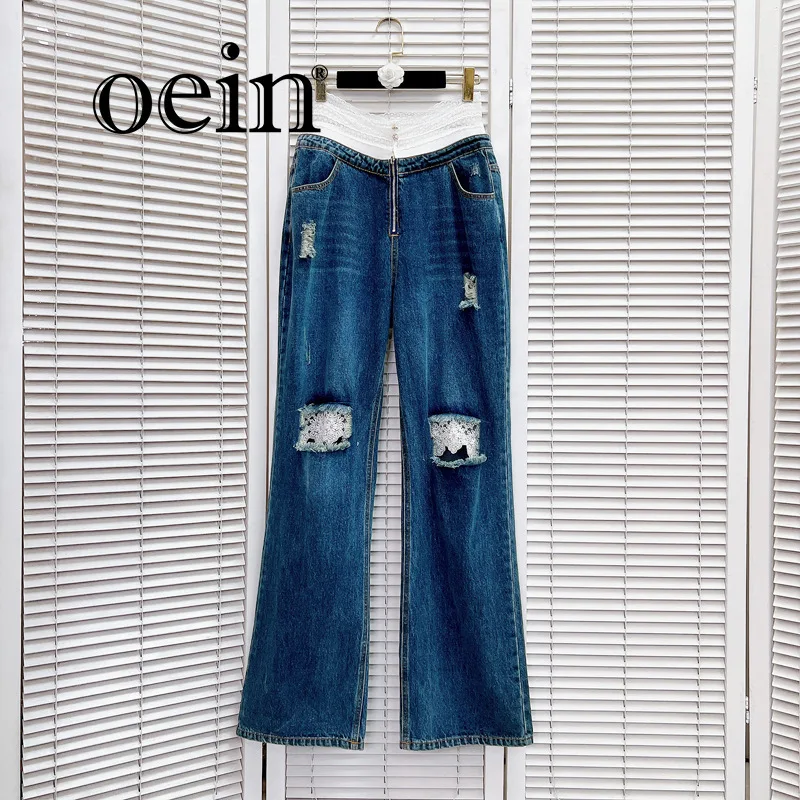 

[Oein] нишевой дизайн товаров источает ощущение роскоши и сексуальности. Кружевная вставка в стиле ретро и Осенняя мода 2024