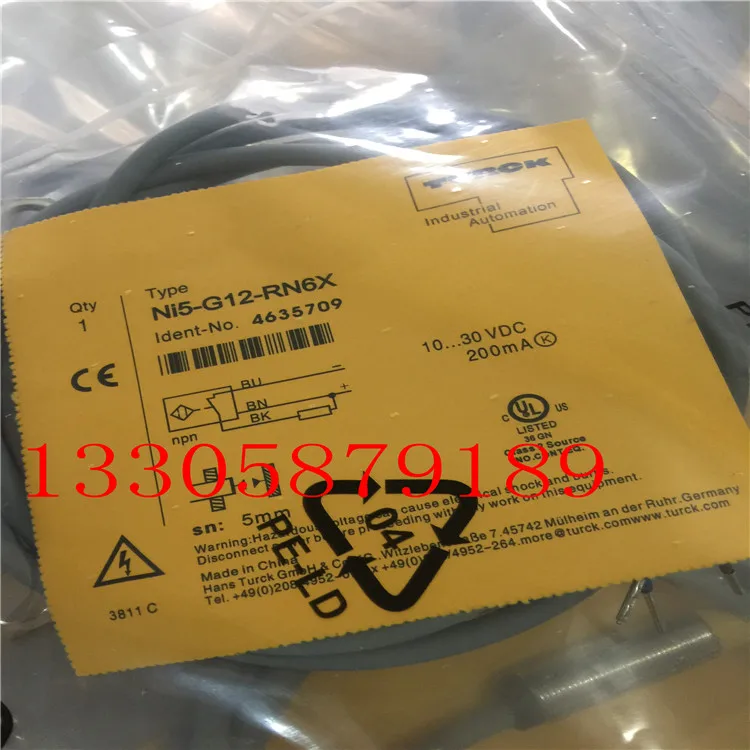 

NI5-G12-RN6X NI5-G12-RP6X M12 Proximity Switch Sensor 100% New High-Quality