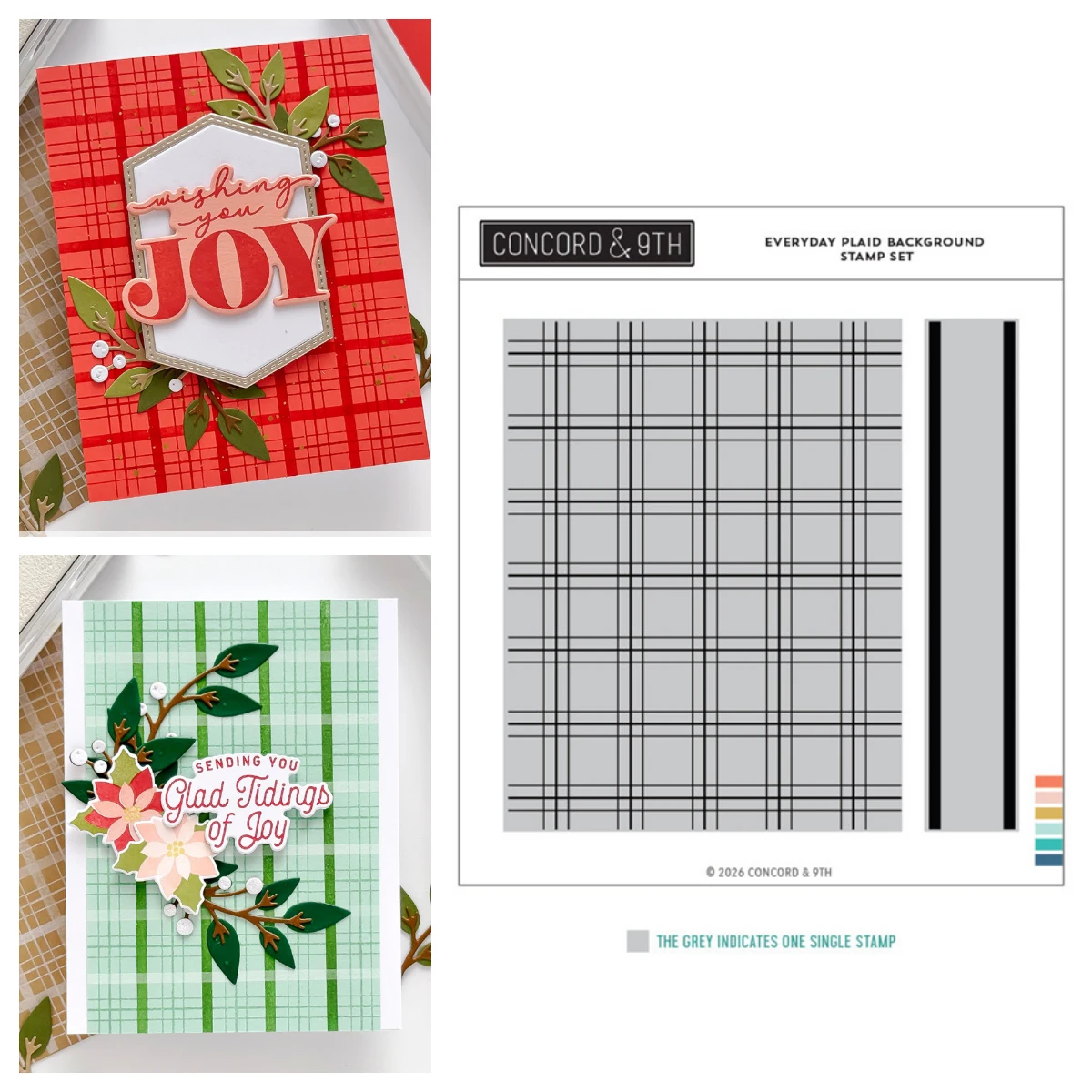 Weihnachtliche Grüße, dekorative Weihnachts- und immergrüne Motive, Metall-Stanzformen, DIY-Kartenherstellung, Papier, Concord & 9. September 2026