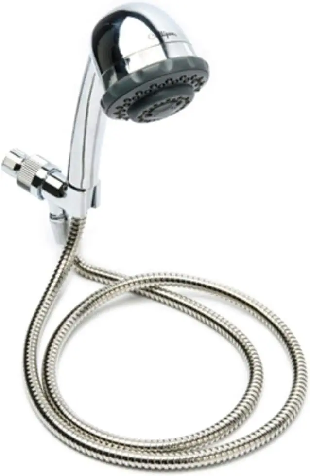 Chrome Handheld Showerhead with Water Filter for Cleaner Skin and Hair, Up to 10,000 Gallon Capacity