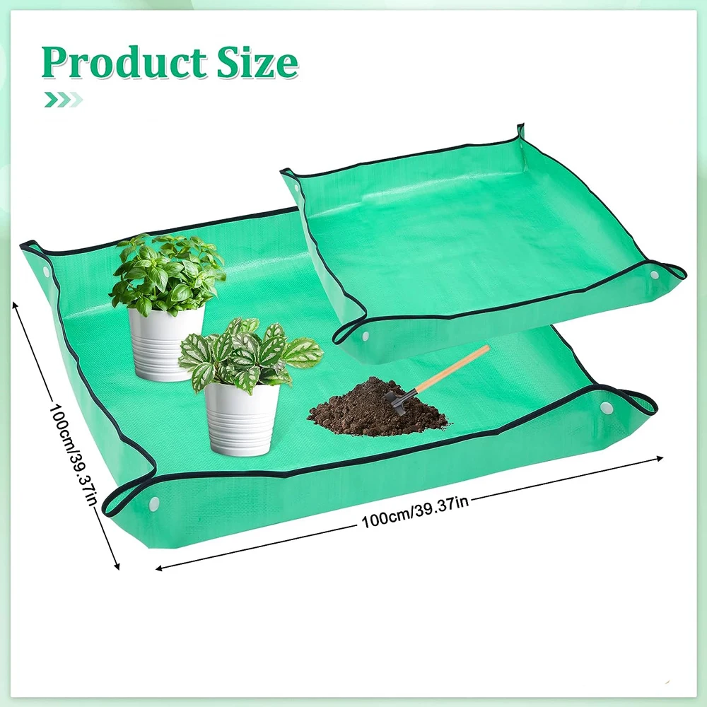 Polymères de plantation 50cm-100cm, tapis imperméable pliable pour jardinage, repiquage et jardinage