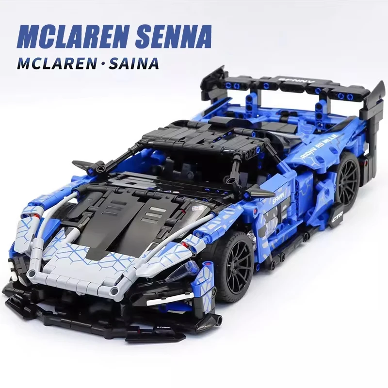 Technische verhouding 1:14 super racemodel decoratie bouwstenen puzzel bouwstenen speelgoed verjaardag kerstcadeaus