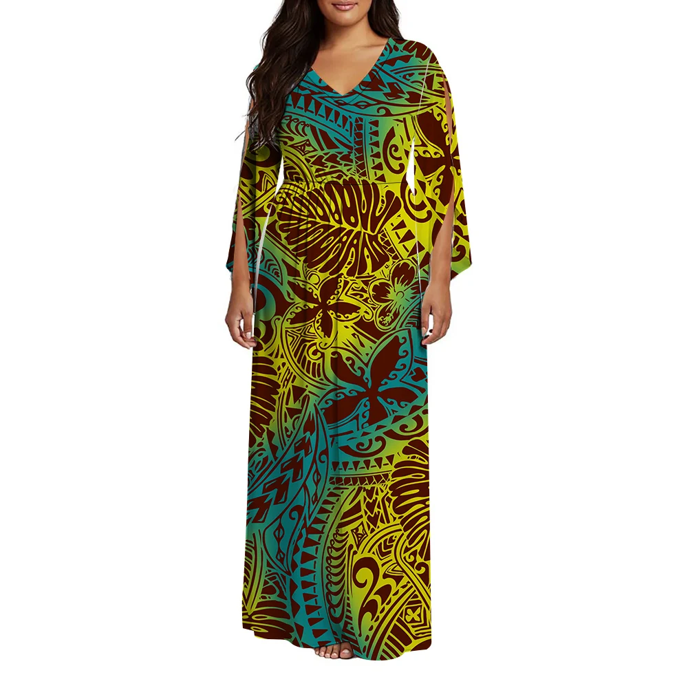 เดรสยาวลำลองแบบคอวีทรงเอไลน์ แ - Summer Clothing Wholesale บทวิจารณ์และราคา