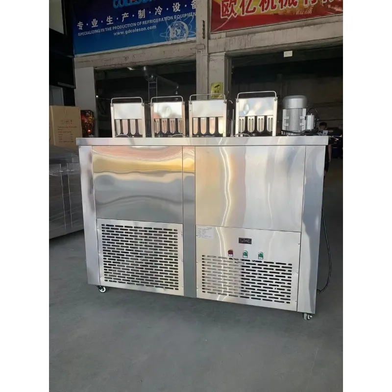 Commercial Automatic Popsicle & Ice Cream Lollies Making Machine New Condition for Home Use Made From Fresh Milk customized